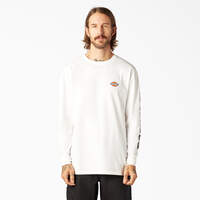 Long-Sleeve Graphic T-Shirt - White (WH)