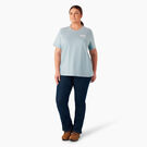 Women&#39;s Plus Heavyweight Workwear Graphic T-Shirt - Dockside Blue &#40;DU1&#41;