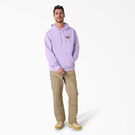 Fleece Embroidered Chest Logo Hoodie - Purple Rose &#40;UR2&#41;
