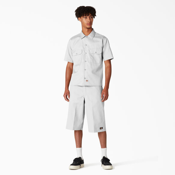Short Sleeve Work Shirt - White &#40;WH&#41;