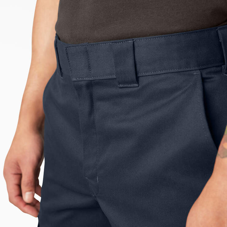 Relaxed Fit Cargo Work Pants - Dark Navy (DN) image number 6
