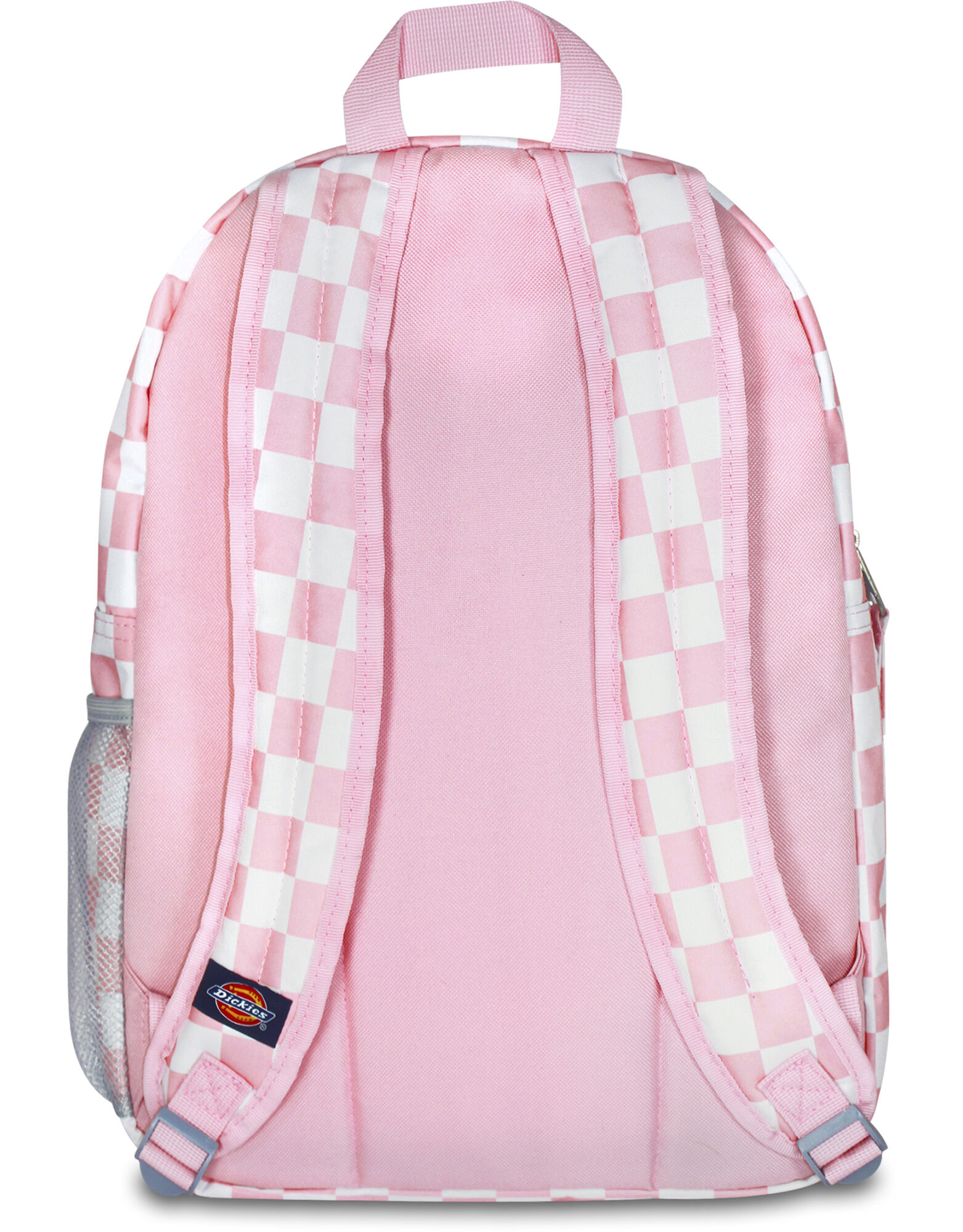 Pink/White Checkered Student Backpack Pink White Checkered One Size| Accessories Bags Backpacks ...