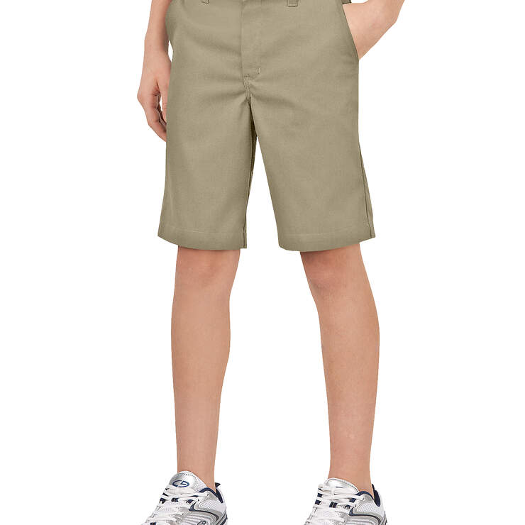 Boys' Flex Classic Fit Ultimate Khaki Shorts, 4-7 - Desert Sand (DS) image number 1