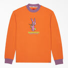 Brain Dead Embroidered Waffle Knit Sweater - Burnt Orange &#40;TO1&#41;
