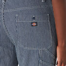 Women&#39;s Hickory Stripe Double Knee Bib Overalls - Rinsed Hickory Stripe &#40;RHS&#41;