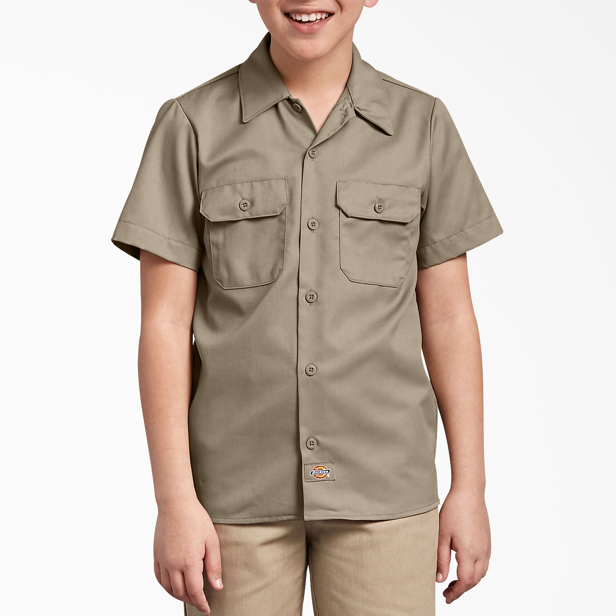 Boys khaki shirt