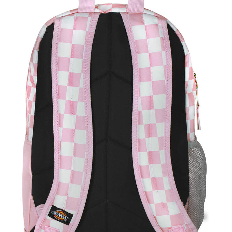 Study Hall Pink Checkered Backpack - Pink White Checkered (CKW) image number 2