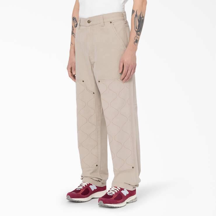 Thorsby Relaxed Fit Double Knee Pants - Sandstone (SS) image number 3