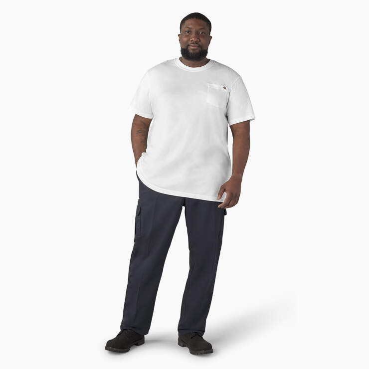 Lightweight Short Sleeve Pocket T-Shirt - White (WH) image number 9