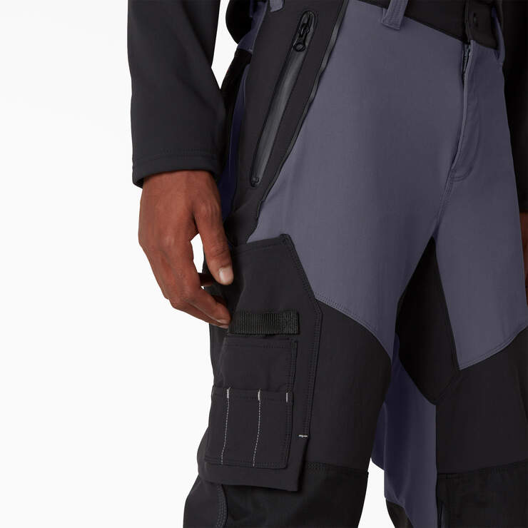 FLEX Performance Workwear Regular Fit Technical Pants - Grey Black (UEB) image number 6