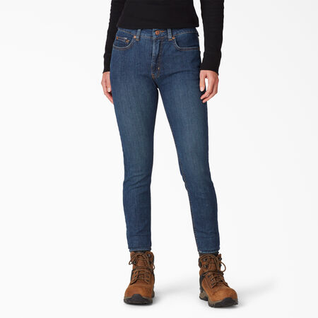Women&#39;s Perfect Shape Skinny Leg Jeans - Stonewashed Indigo Blue &#40;SNB&#41;