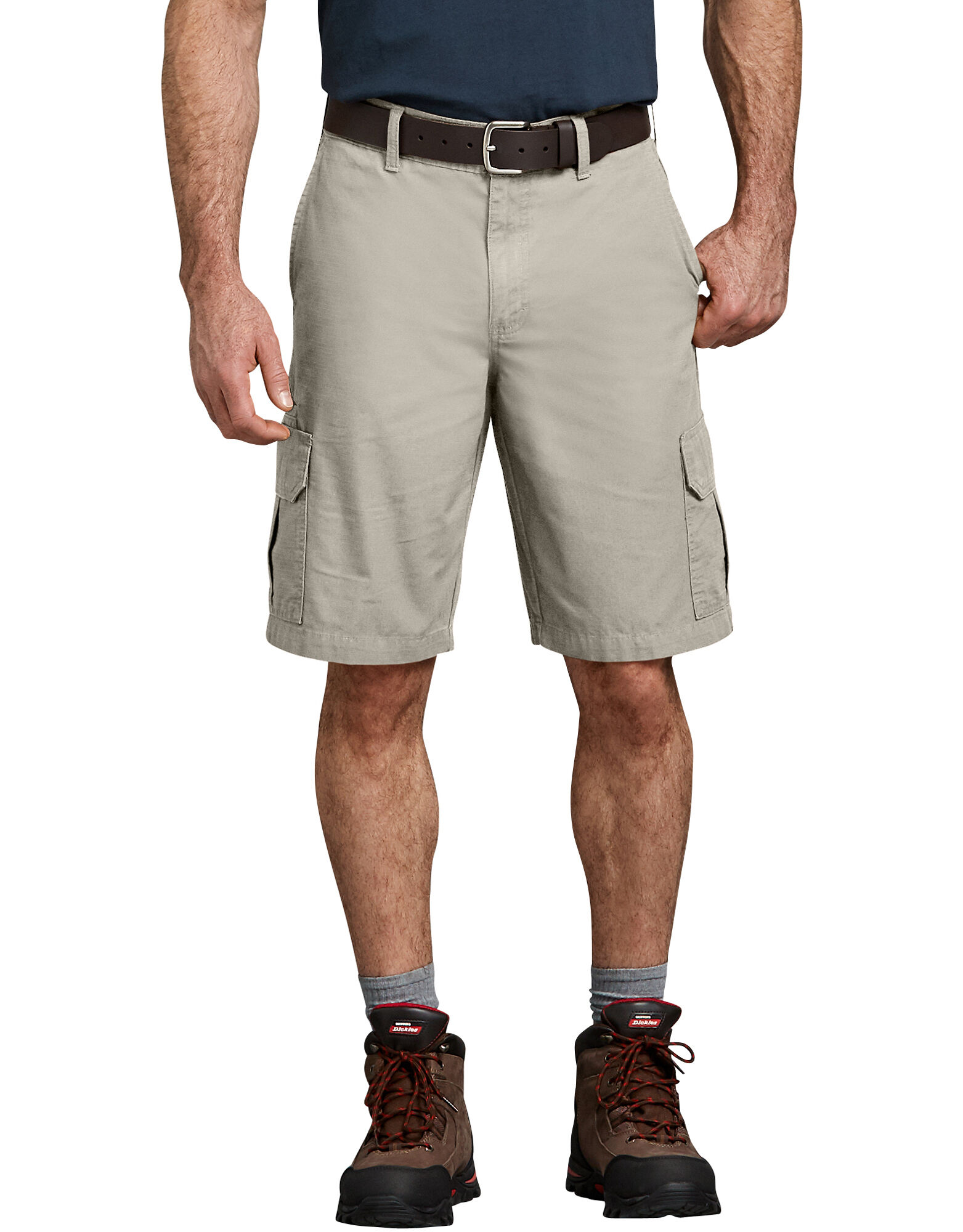 Light Khaki Men's Lightweight Cargo Shorts | Dickies