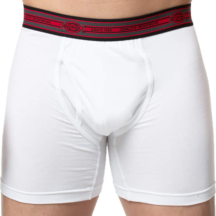 6" Inseam Boxer Briefs, 2-Pack - White (WH) image number 1