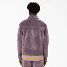 Opening Ceremony Flock Denim Utility Jacket - Lilac &#40;LC&#41;
