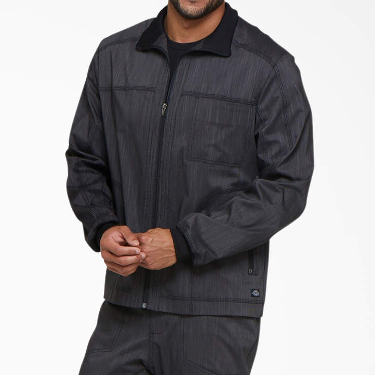 Men's Advance Two-Tone Twist Scrub Jacket - Onyx Black (NX) image number 3