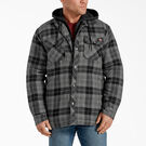 Relaxed Fit Icon Hooded Quilted Flannel Shirt Jacket - Slate Graphite Plaid &#40;SGP&#41;