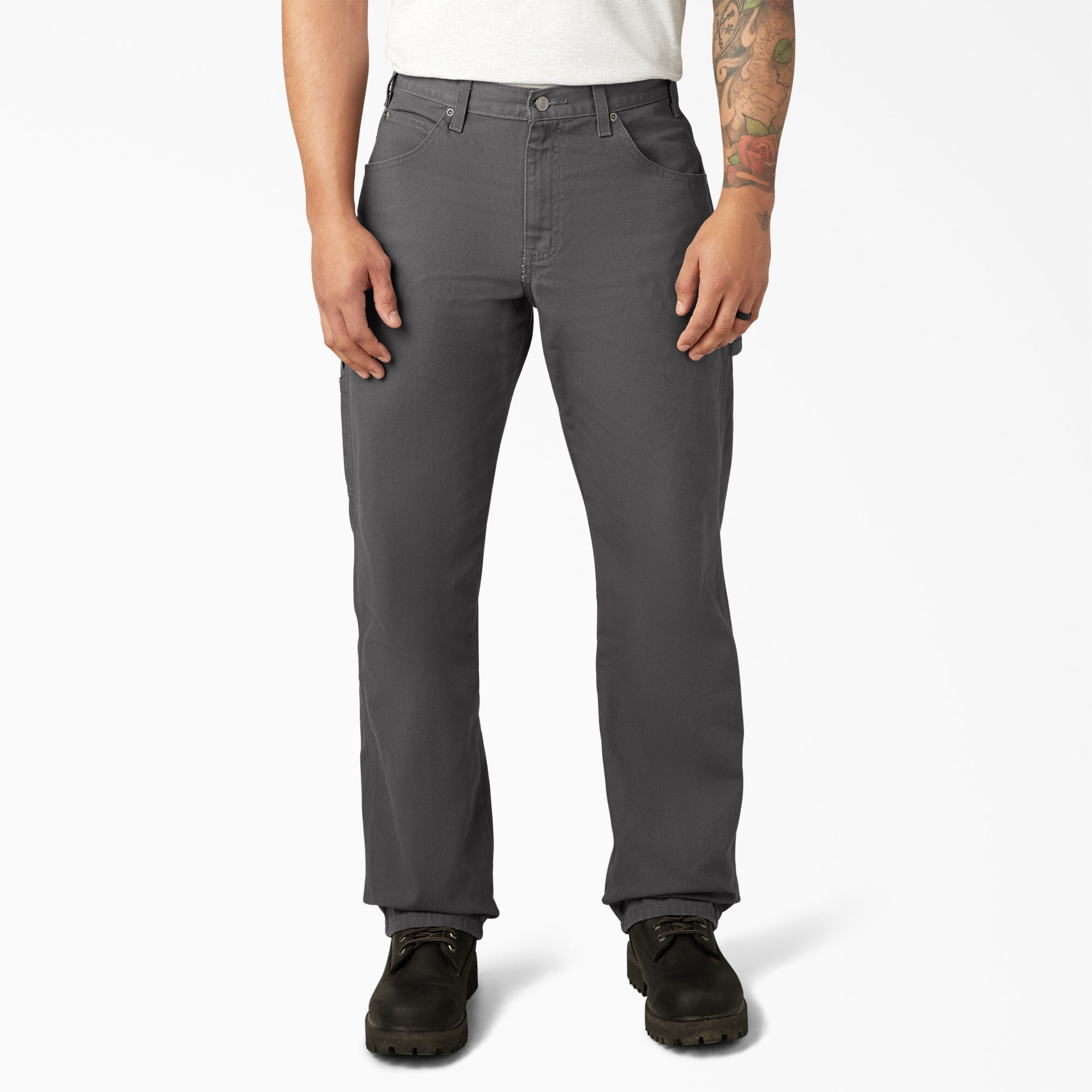 Men s Relaxed Fit Heavyweight Duck Carpenter Pants Dickies US