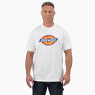 Short Sleeve Tri-Color Logo Graphic T-Shirt - White &#40;WH&#41;