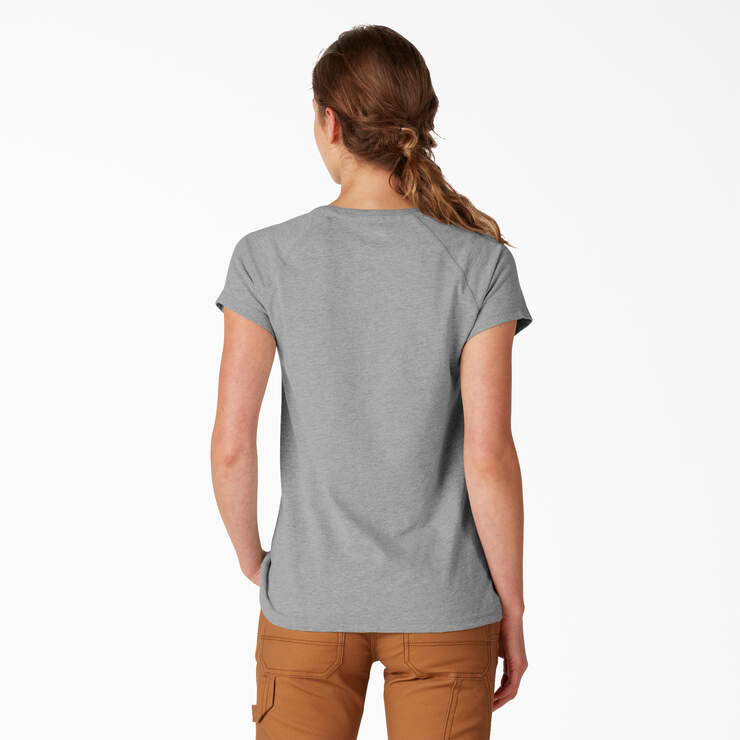 Women's Cooling Short Sleeve Pocket T-Shirt - Heather Gray (HG) image number 2