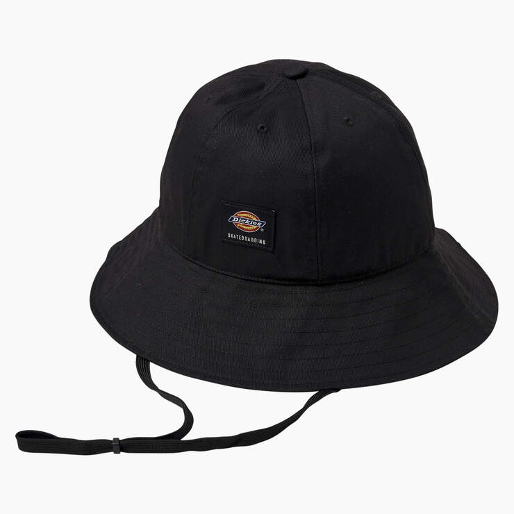 Dickies Skateboarding Dome Bucket Hat - Black (BKX) image number 1