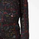 Women&rsquo;s Reworked Eisenhower Jacket - Rinsed Black Bandana &#40;R1B&#41;