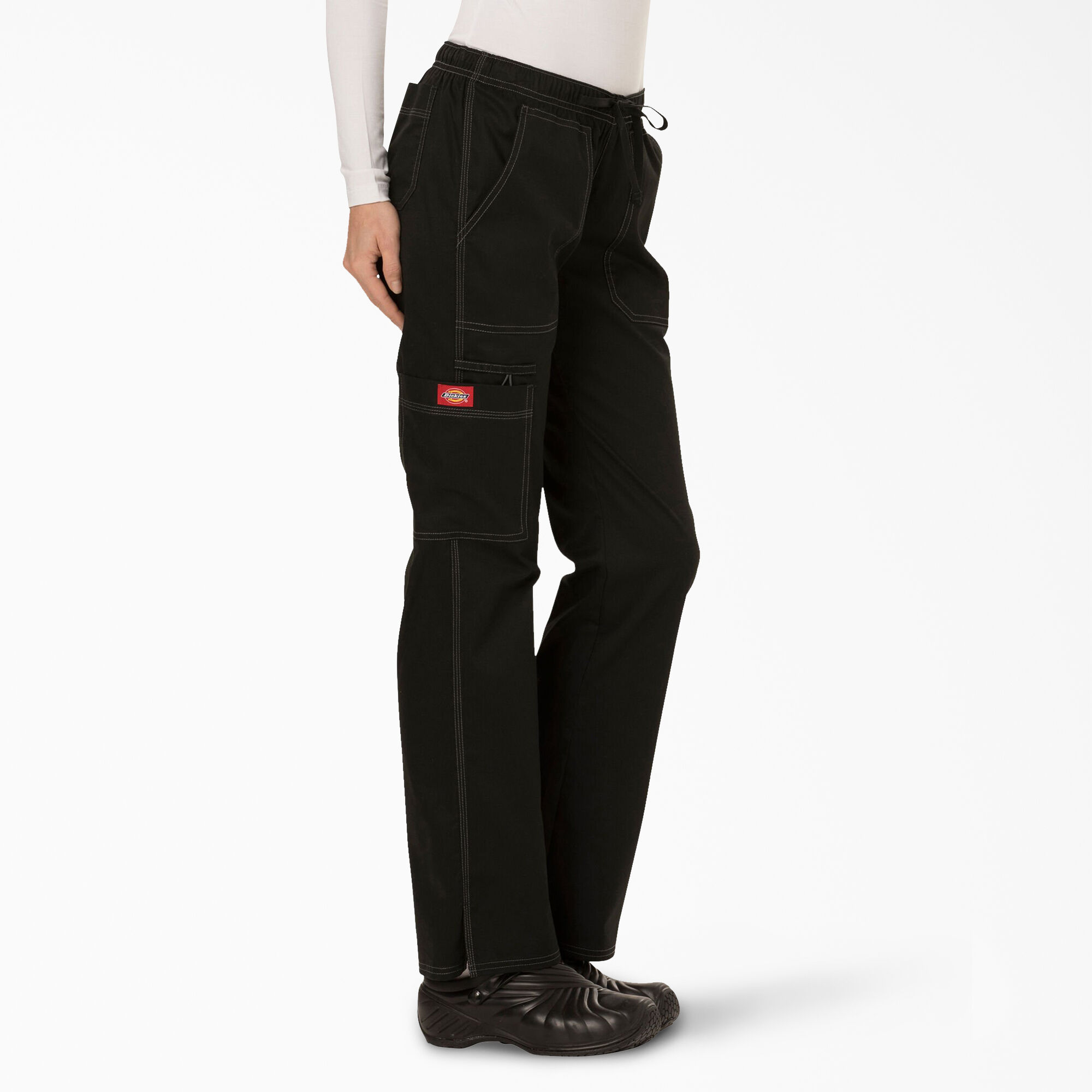 Wine Dickies Scrubs Gen Flex Low Rise Drawstring Cargo Pants 857455 WINZ 