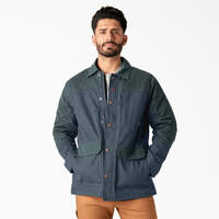 Waxed Canvas Chore Coat - Airforce Blue (AF)