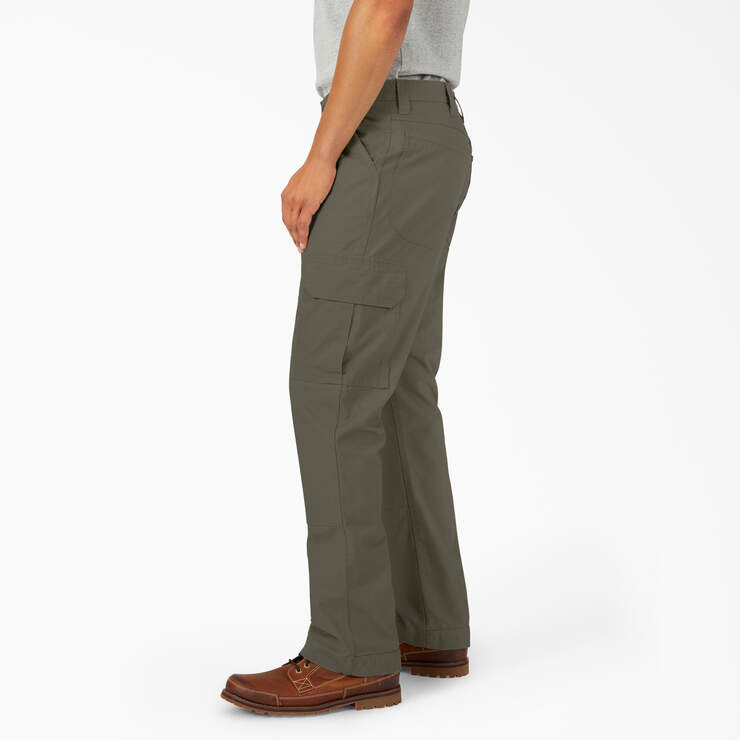 FLEX DuraTech Relaxed Fit Ripstop Cargo Pants - Moss Green (MS) image number 3