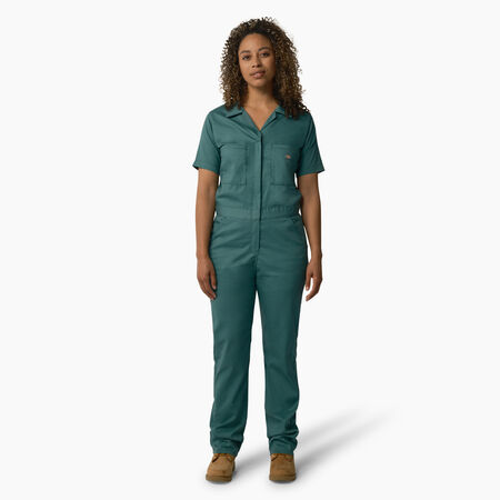 Women&#39;s Cooling Short Sleeve Coveralls - Lincoln Green &#40;LN&#41;