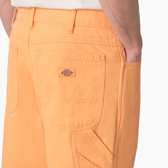 Stonewashed Duck Carpenter Shorts, 11&quot; - Stonewashed Papaya Smoothie &#40;SPS&#41;