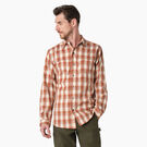 Cooling Long Sleeve Work Shirt - Copper/Brown Plaid &#40;C1W&#41;