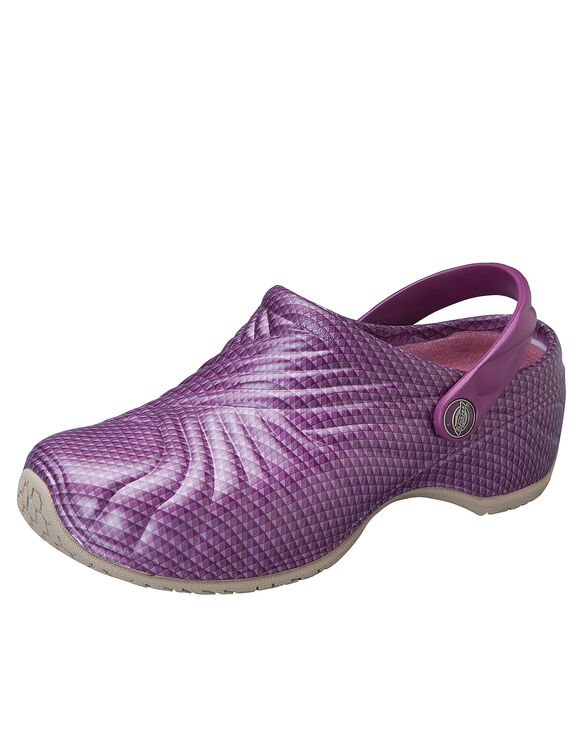 Unisex Zigzag Clog - WINE CHROME (WNCH)