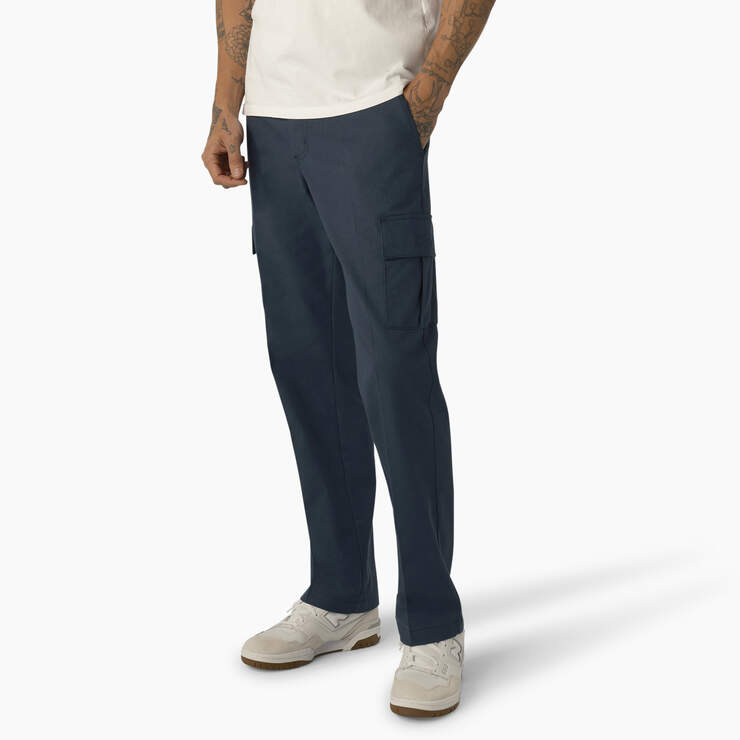Regular Fit Cargo Pants - Airforce w/ Contrast Stitching (CSA) image number 3