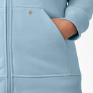 Women&#39;s Plus Heavyweight Full-Zip Hoodie - Clear Blue &#40;EU&#41;