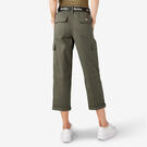 Women&#39;s Cropped Cargo Pants - Olive Green &#40;OG&#41;