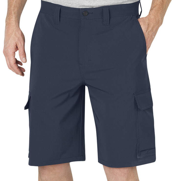 Performance Flex 11" Relaxed Fit Bi-Stretch Cargo Shorts - Dark Navy (DN) image number 1