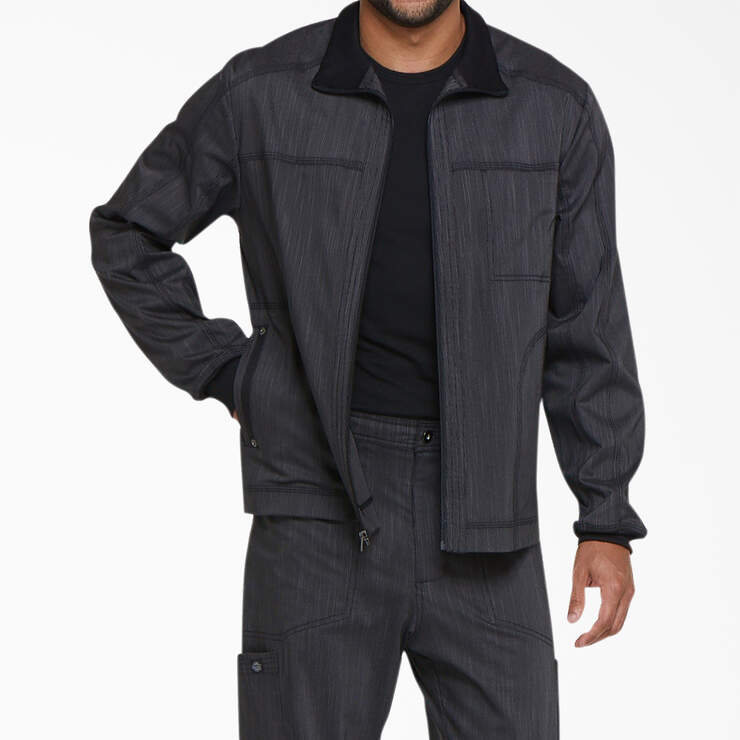 Men's Advance Two-Tone Twist Scrub Jacket - Onyx Black (NX) image number 1