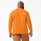 Heavyweight Long Sleeve Pocket T-Shirt - Orange &#40;OR&#41;