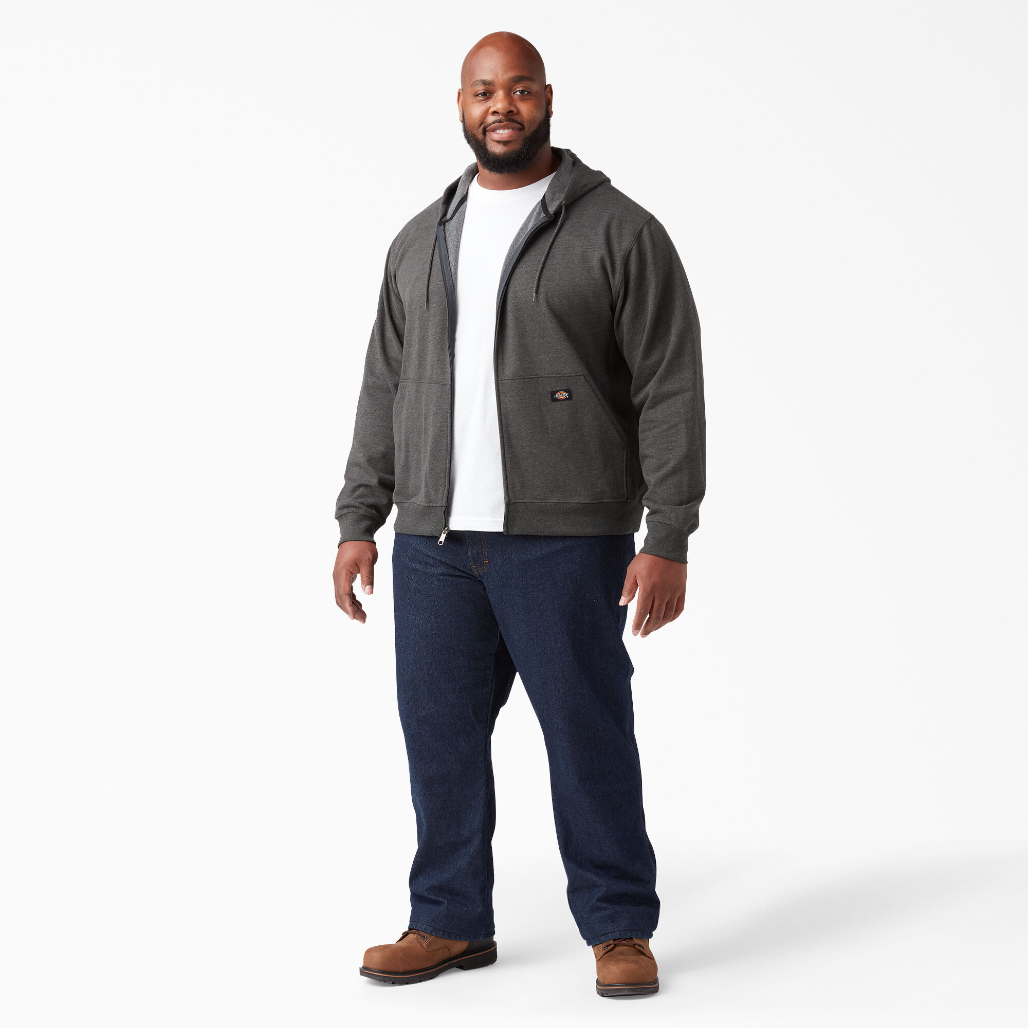 Dickies midweight fleece pullover hoodie sales
