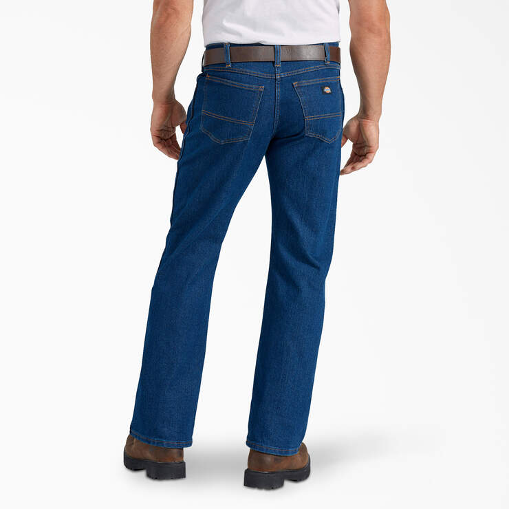 FLEX Active Waist Regular Fit Jeans - Rinsed Indigo Blue (RNB) image number 2