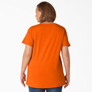 Women&#39;s Plus Short Sleeve V-Neck T-Shirt - Scarlet Ibis &#40;S2S&#41;