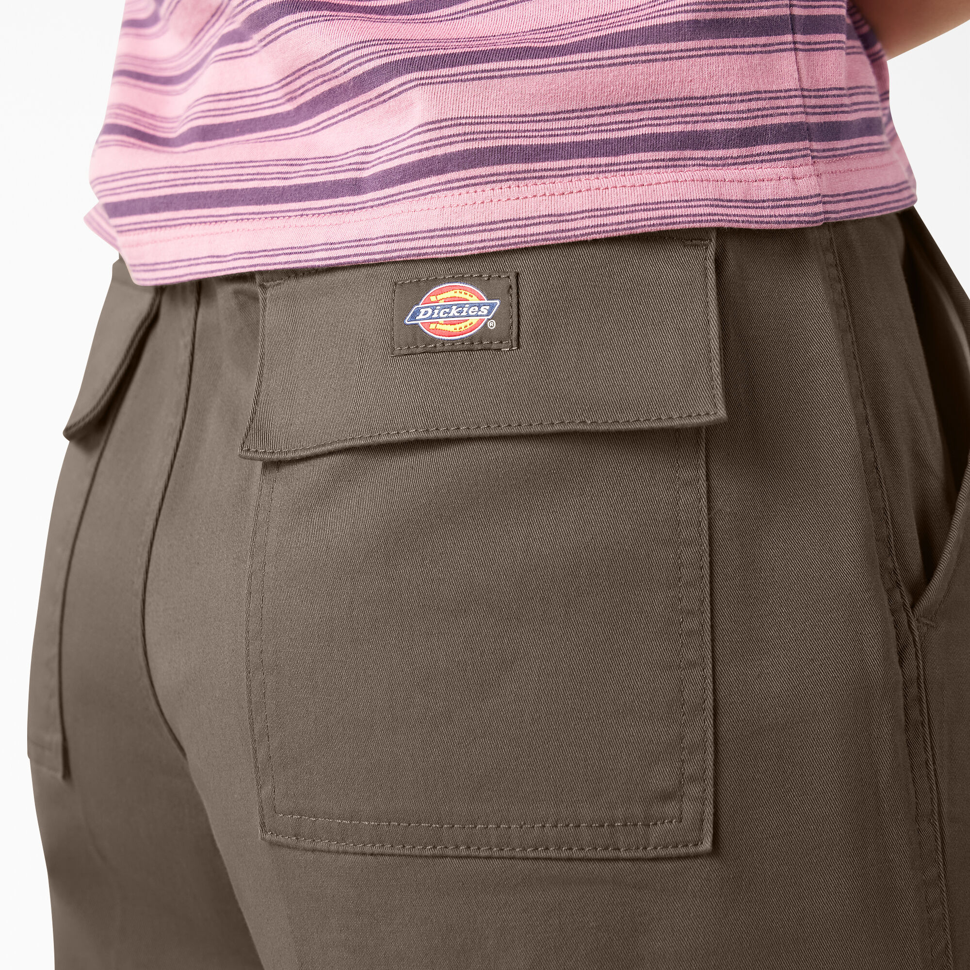 Women s Relaxed Fit Cropped Cargo Pants Dickies US