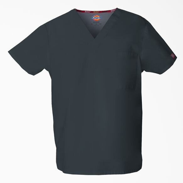 Unisex EDS Signature V-Neck Scrub Top - Pewter Gray &#40;PEW&#41;