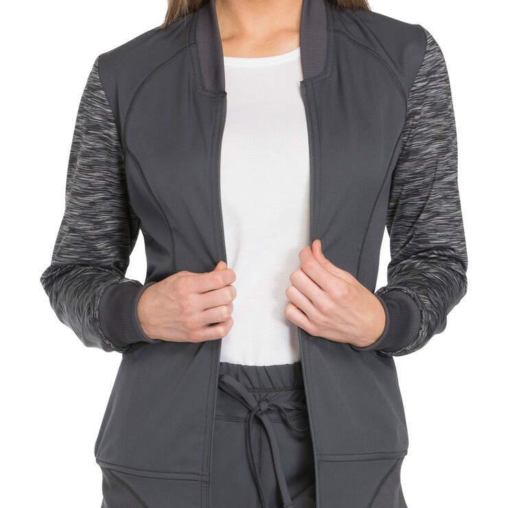 Women's Dynamix Mélange Scrub Jacket - Pewter Gray (PEW) image number 1