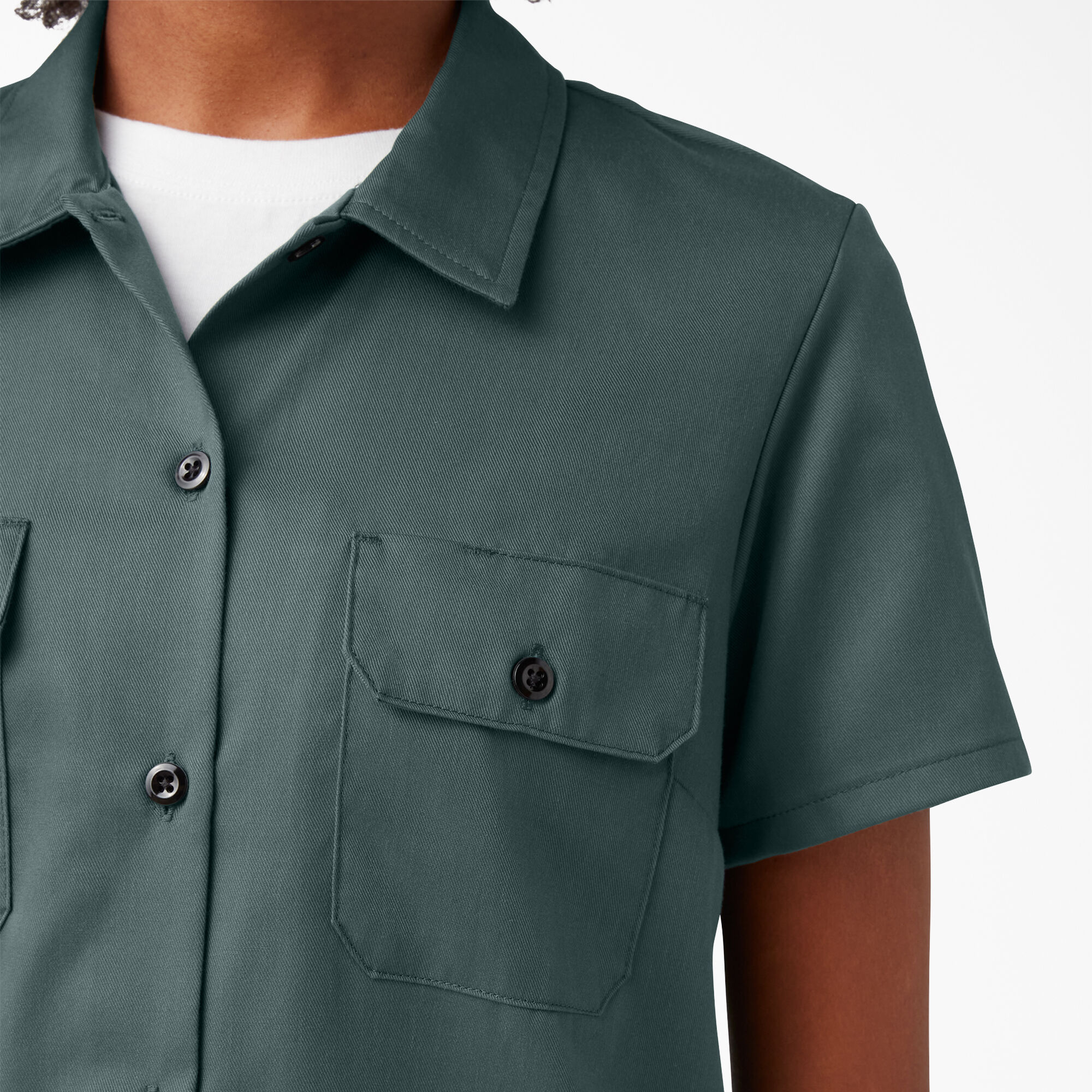 Women s Short Sleeve Work Shirt Womens Tops Dickies Dickies US