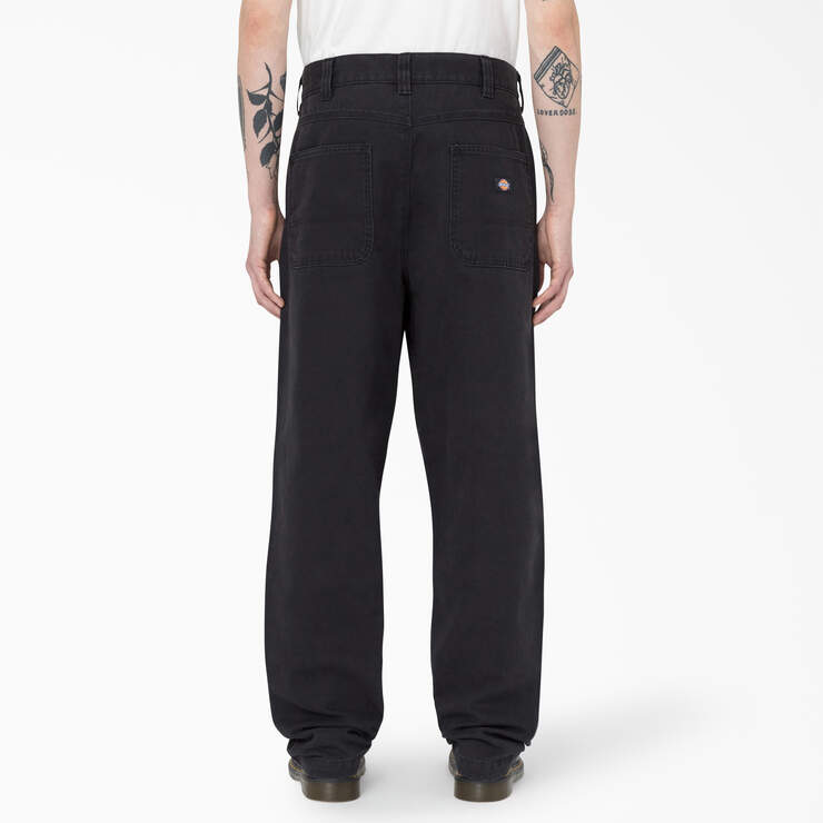 Thorsby Relaxed Fit Double Knee Pants - Black (BKX) image number 2