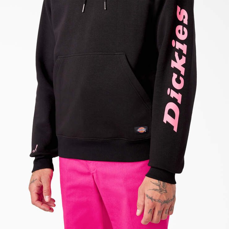 Breast Cancer Awareness Logo Hoodie - Black (KBK) image number 12