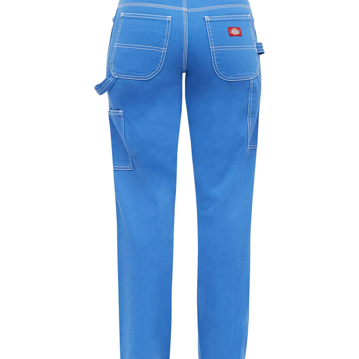 Dickies Girl Juniors' Relaxed Fit Carpenter Pants - Electric Blue (EB) image number 2