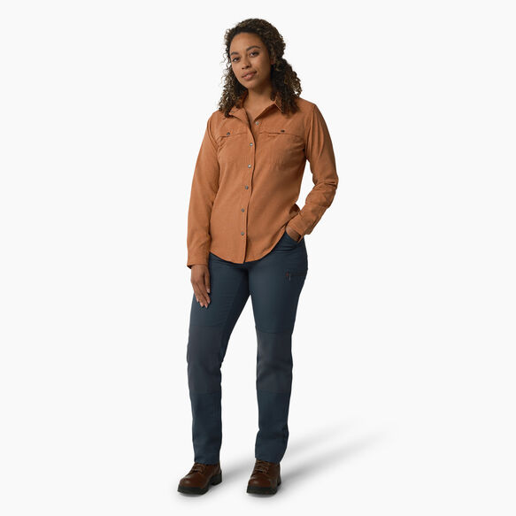 Women&#39;s Cooling Roll-Tab Work Shirt - Copper Heather &#40;EH2&#41;