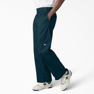 Loose Fit Double Knee Work Pants - Reflecting Pond &#40;YT9&#41;